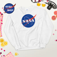 Pull enfat NASA Blanc ∣ NASA SHOP FRANCE®