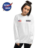 Pull NASA Femme Blanc disponible à l'achat ∣ NASA SHOP FRANCE®