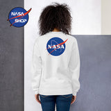 Pull NASA Femme Blanc Officiel ∣ NASA SHOP FRANCE®