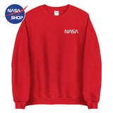 Pull NASA Femme Rouge 🌐