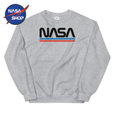 Pull NASA Gris Homme ∣ NASA SHOP FRANCE®
