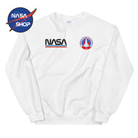 Pull NASA Homme Blanc Logo Approach Landing Test ∣ NASA SHOP FRANCE®