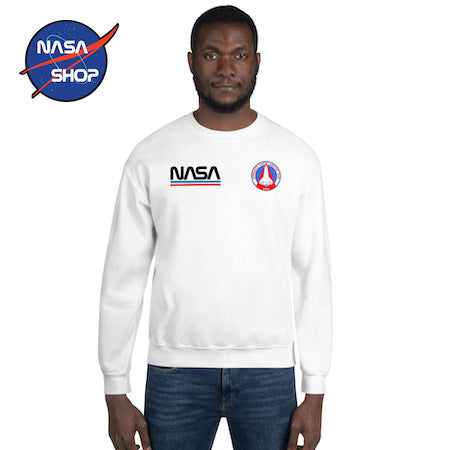 Pull NASA Homme Blanc Logo ∣ NASA SHOP FRANCE®