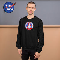 Pull NASA noir et blanc au design exclusif NASA SHOP FRANCE®
