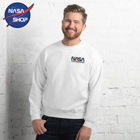 PULL Homme NASA Blanc pas cher ∣ NASA SHOP FRANCE®