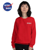 Pull NASA Femme Rouge 🌐