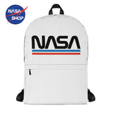 Sac à dos Blanc avec le logo Worm de la NASA ∣ NASA SHOP FRANCE®
