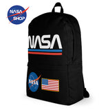 Sac à dos NASA Noir - Drapeau USA ∣ SHOP FRANCE®