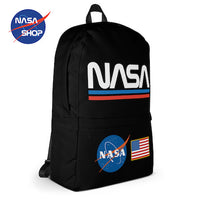 Sac à dos NASA Noir avec le logo Worm de l'agence américaine ∣ SHOP FRANCE®