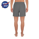 Short nasa gris avec le logo united states