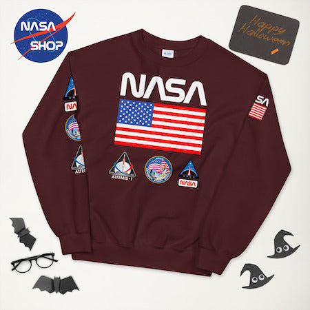 Sweat NASA Enfant Marron ∣ NASA SHOP FRANCE®