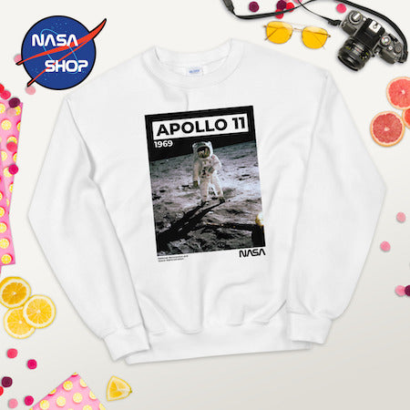 Sweat NASA Blanc – Photo Apollo 11
