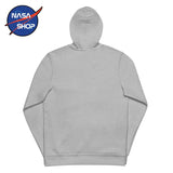 Sweat NASA gris à capuche gris disponible du S au 2 XL