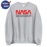 Sweat NASA Homme Gris ∣ NASA SHOP FRANCE®