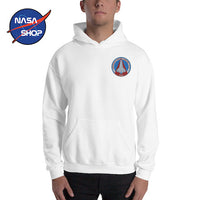 Sweat à capuche NASA Blanc ALT ∣ NASA SHOP FRANCE®