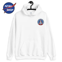Sweat à capuche NASA Homme Blanc ∣ NASA SHOP FRANCE®