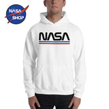 Sweat à capuche NASA Unisexe Blanc ∣ NASA SHOP FRANCE®