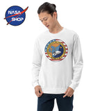 Sweat Apollo Homme Blanc ∣ NASA SHOP FRANCE®
