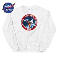 Sweat Atlantis NASA Homme Blanc ∣ NASA SHOP FRANCE®