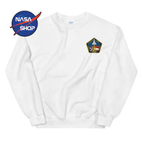 Sweat Blanc NASA Homme Broder ∣ NASA Shop France®