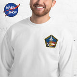 Sweat Broderie NASA Blanc ∣ NASA Shop France®
