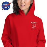 Sweat à capuche NASA ROUGE ∣ NASA SHOP FRANCE®