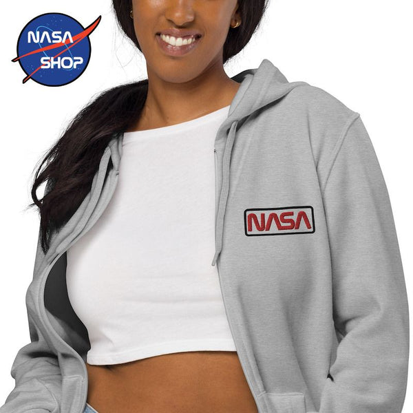 Sweat à capuche NASA GRIS pour homme et femme
