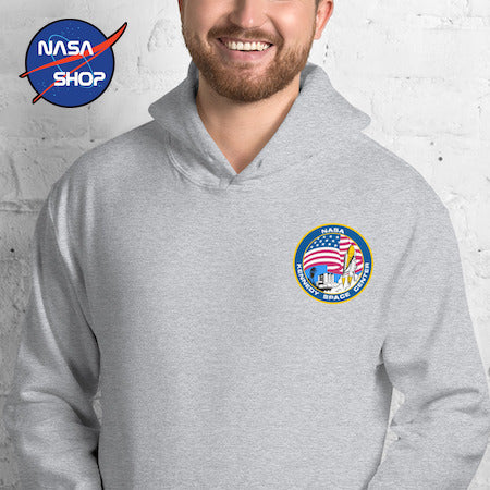 Sweat à capuche KSC Gris ∣ NASA SHOP FRANCE®