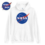 Sweat capuche NASA Blanc Homme ∣ NASA SHOP FRANCE®