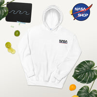 Sweat à capuche NASA Blanc Noir ∣ SHOP FRANCE®
