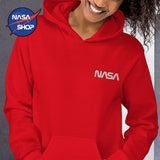 Sweat à capuche de la NASA avec une broderie Worm ∣ SHOP FRANCE®