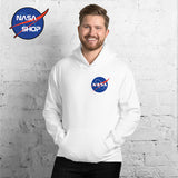 Sweat à capuche NASA Logo NASA des 2 côtés - Recto / Verso ∣ NASA SHOP FRANCE®