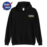 Sweat à capuche NASA Worm Noir ∣ SHOP FRANCE®