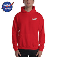 Sweat à capuche rouge Worm de la NASA ∣ SHOP FRANCE®