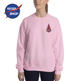 Sweat CCCP Femme Rose Brodé ∣ NASA SHOP FRANCE®