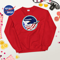 Sweat Garcon Columbia Rouge ∣ NASA SHOP FRANCE®