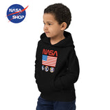 Sweat Garçon Fille NASA Noir ∣ NASA SHOP FRANCE®