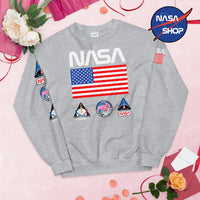 Sweat Garçon NASA Gris ∣ NASA SHOP FRANCE®