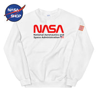 Sweat Homme NASA Blanc ∣ NASA SHOP FRANCE®