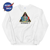 Sweat NASA Artémis Blanc ∣ NASA SHOP FRANCE®