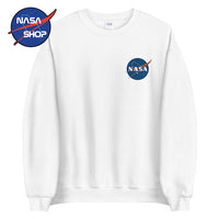 Sweat NASA Blanc Homme pas Cher ∣ NASA Shop France®