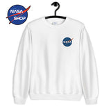 Sweat NASA Blanc Homme à petit prix ∣ NASA Shop France®