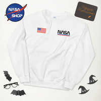 Sweat NASA Enfant Blanc Worm ∣ NASA SHOP FRANCE®