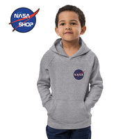 Sweat NASA Enfant Gris à capuche ∣ NASA SHOP FRANCE®