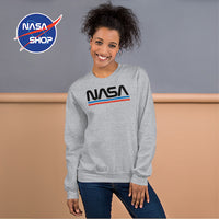 Sweat NASA Femme Gris ∣ NASA SHOP FRANCE®