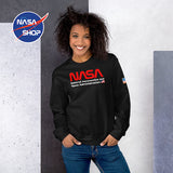 Sweat NASA Femme Noir - Collection ∣ NASA SHOP FRANCE®