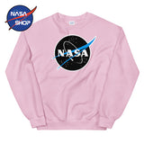 Sweat NASA Femme Rose Logo NASA ∣ NASA SHOP FRANCE®