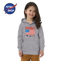 Sweat NASA Fille Gris à capuche ∣ NASA SHOP FRANCE®
