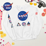 Sweat NASA Fille avec le logo Worm Officiel ∣ NASA SHOP FRANCE®