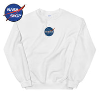 Sweat NASA Garçon Blanc avec Broderie MEATBALL ∣ NASA SHOP FRANCE®